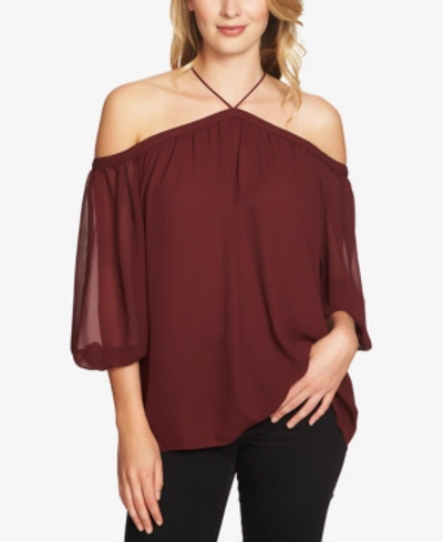 Shop 1.state Off-the-shoulder Top In Deep Clare