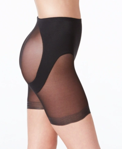 Miraclesuit Women's Sexy Sheer Extra Firm Rear Lift Boy Short 2776 In Black