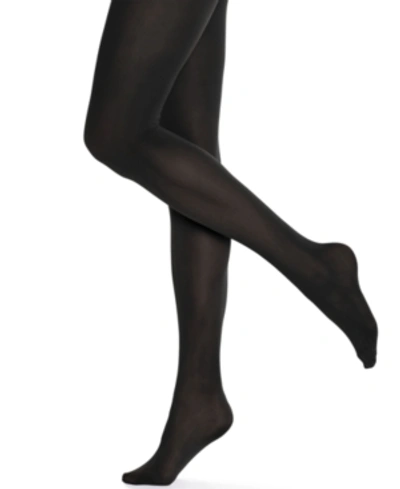 Shop Hue Women's Opaque Tights In Black