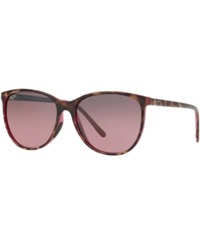 Shop Maui Jim Ocean Polarized Sunglasses, 723 In Tortoise Pink/pink Gradient Polar
