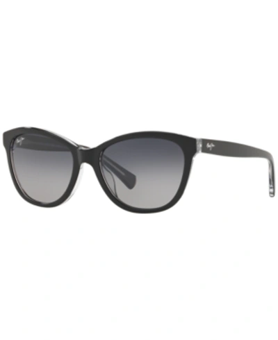 Shop Maui Jim Canna Polarized Sunglasses, 769 In Black / Grey Polar