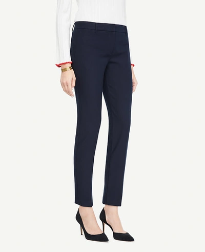 Shop Ann Taylor The Eva Ankle Pant - Curvy Fit In Atlantic Navy