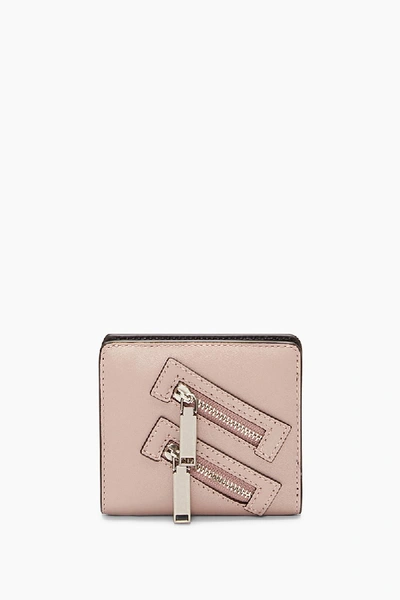 Shop Rebecca Minkoff Half Snap Wallet In Vintage Pink