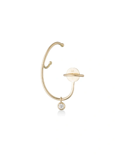 Shop Ana Khouri Right Lily White Diamond Earring