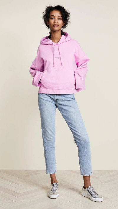 Shop Acne Studios Joggy Sweatshirt In Candy Pink