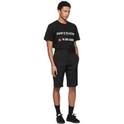 Shop Sacai Black Stasis As To Vector T-shirt In 801 Blk Wht
