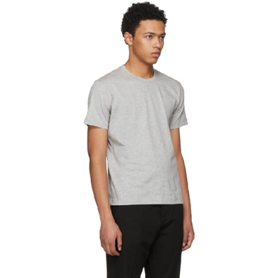 Shop Comme Des Garçons Shirt Comme Des Garcons Shirt Grey Basic T-shirt In 3.topgry