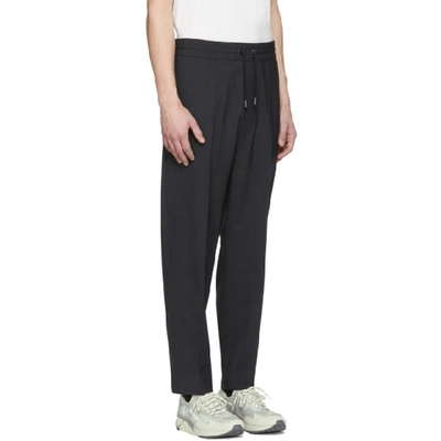 Shop Diesel Black Gold Grey Drawstring Trousers In 951 Drkgrey