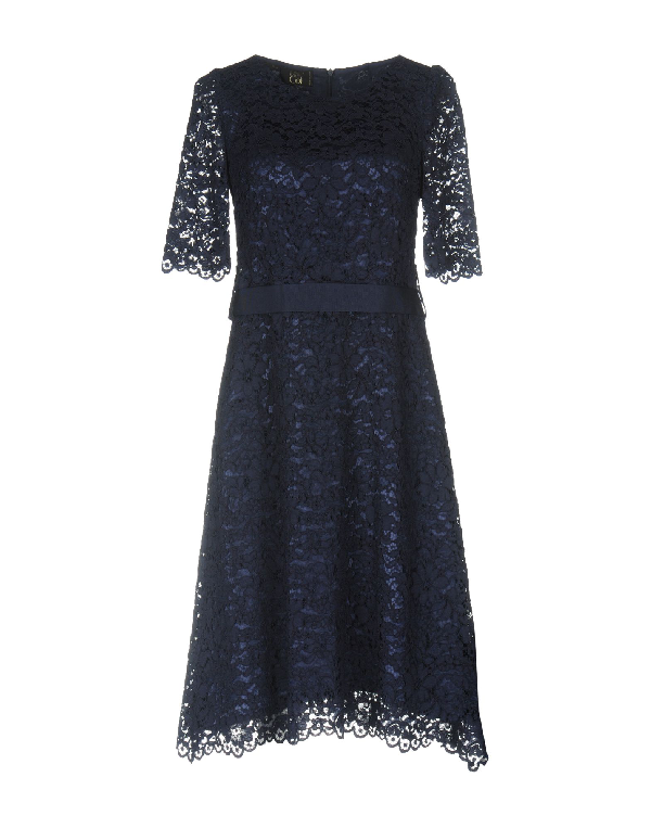 Le Col Knee-length Dress In Dark Blue | ModeSens