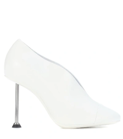 Shop Victoria Beckham Pin Leather Pumps In White