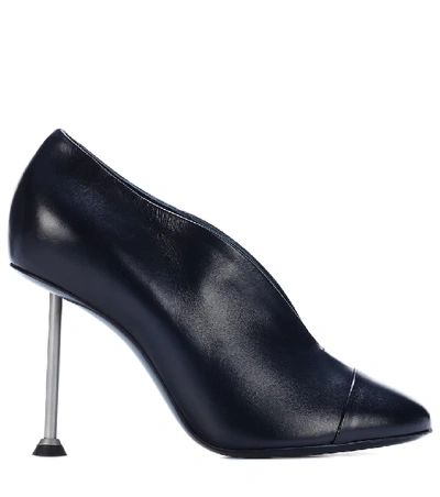Shop Victoria Beckham Pin Leather Pumps In Blue
