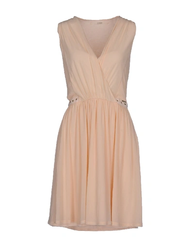 Shop Guess Short Dress In Apricot