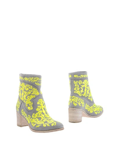 Shop Alberto Guardiani Ankle Boot In Grey