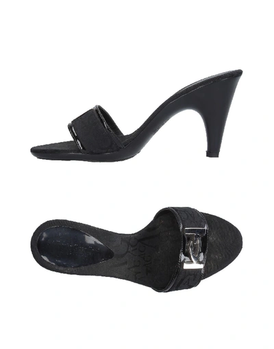 Shop Alberto Guardiani Sandals In Black