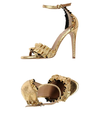 Shop Aniye By Sandals In Gold