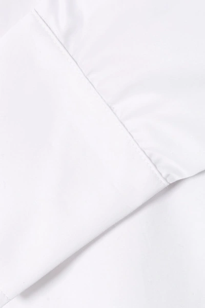 Shop Clu Cotton-poplin Blouse In White