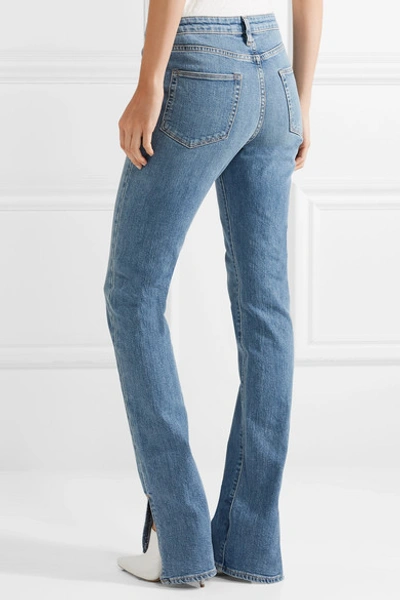 Shop Simon Miller W009 Lowry Mid-rise Skinny Jeans In Mid Denim