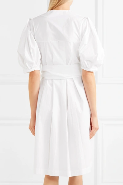 Shop Isa Arfen Cotton Dress In White