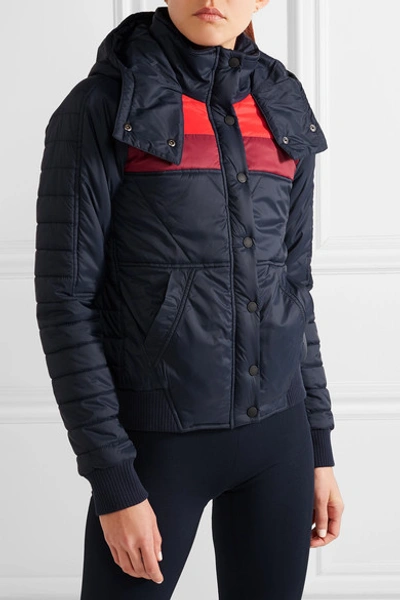 Shop Lndr Winter Breaker Hooded Striped Quilted Shell Jacket