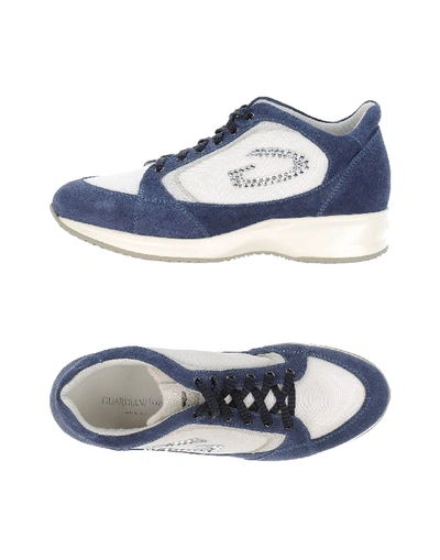 Shop Alberto Guardiani Trainers In Blue