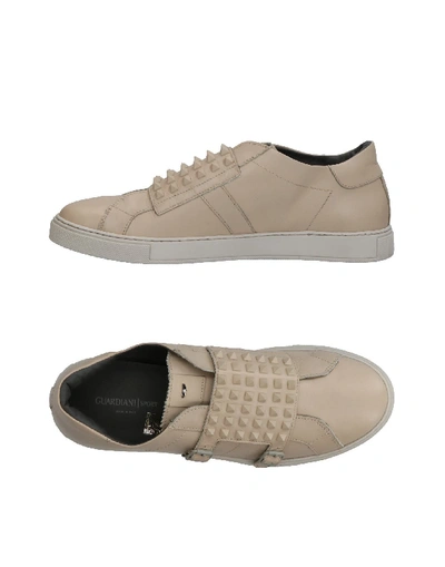 Shop Alberto Guardiani Trainers In Beige