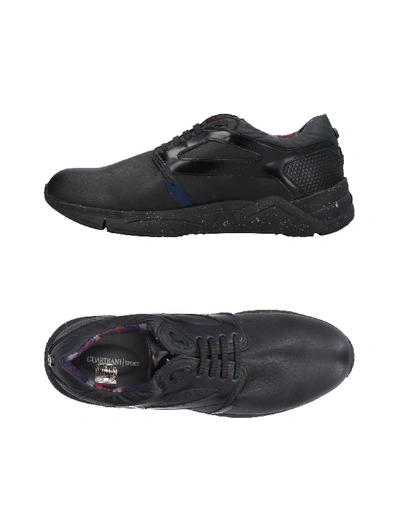 Shop Alberto Guardiani Sneakers In Black