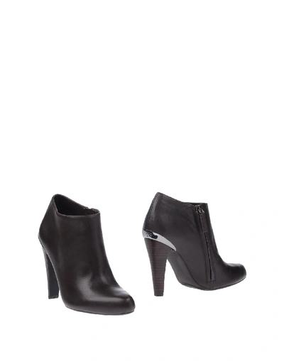 Shop Guess Ankle Boot In Dark Brown
