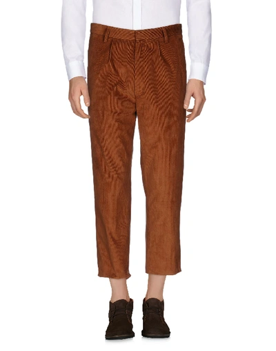 Shop Covert Man Pants Brown Size 36 Cotton