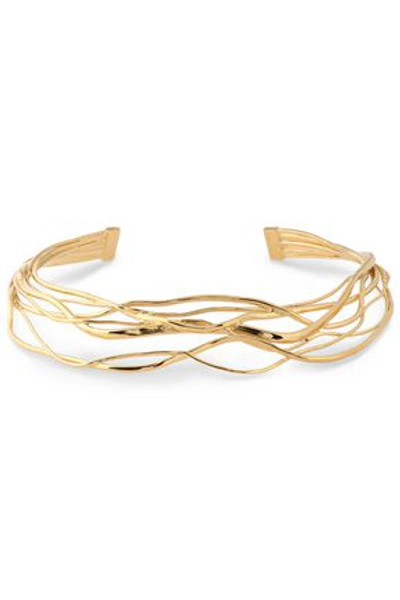 Shop Aurelie Bidermann Woman Ariane Gold-plated Necklace Gold