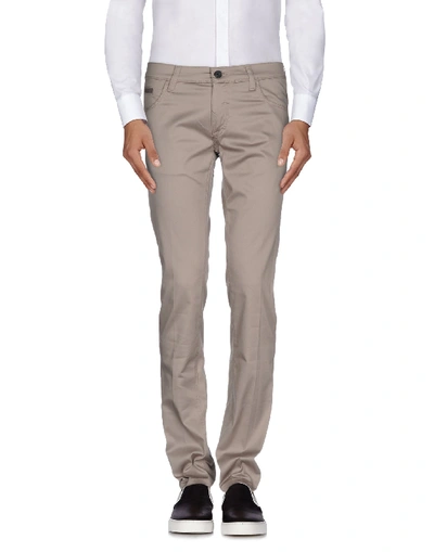 Shop Antony Morato Casual Pants In Dove Grey