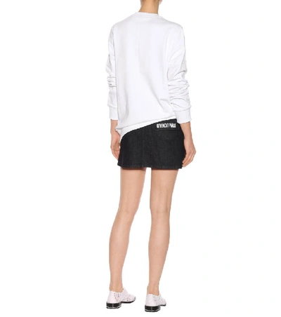 Shop Givenchy Appliquéd Cotton-jersey Sweatshirt