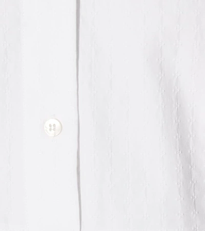 Shop Acne Studios Lysanne Cotton-piqué Shirt In White