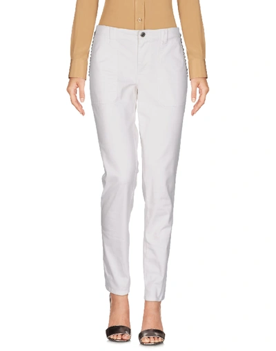 Shop Guess Casual Pants In White