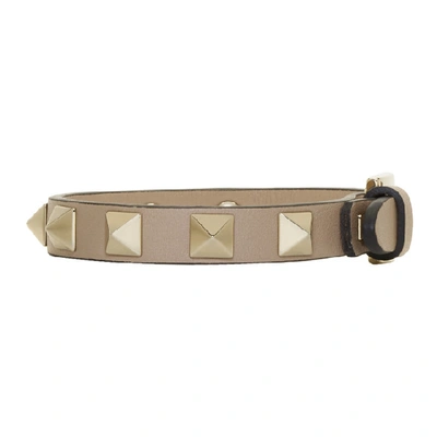 Shop Valentino Pink  Garavani Rockstud Bracelet