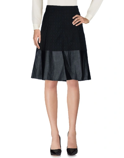 Shop Karen Millen Knee Length Skirt In Black