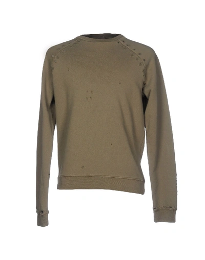 Shop Alternative Apparel Sweatshirt In Military Green