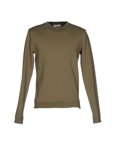 Shop Alternative Apparel Sweatshirts In Military Green