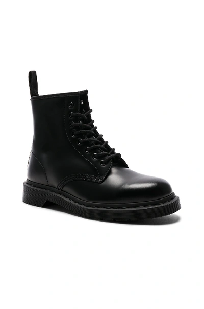 Dr. Martens' Black Eight-eye 1460 Mono Boots In Black Mono