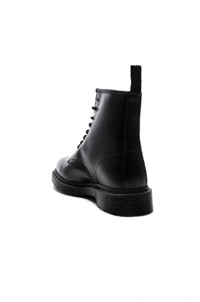 Dr. Martens' Black Eight-eye 1460 Mono Boots In Black Mono
