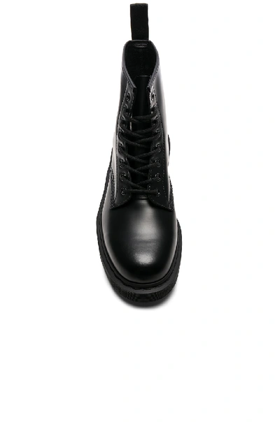 Dr. Martens' Black Eight-eye 1460 Mono Boots In Black Mono