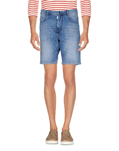 Shop Antony Morato Denim Shorts In Blue