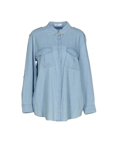 Shop Equipment Femme Denim Shirt In Blue