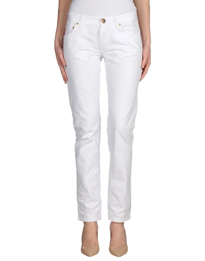 Shop Antony Morato Denim Pants In White