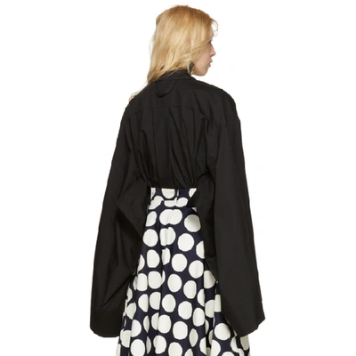 Shop A.w.a.k.e. Black Kimono Sleeve Shirt