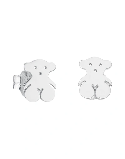 Shop Tous Earrings In Silver