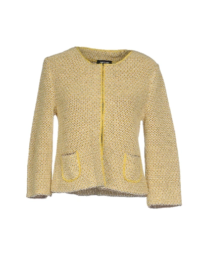 Shop Anneclaire Sartorial Jacket In Yellow