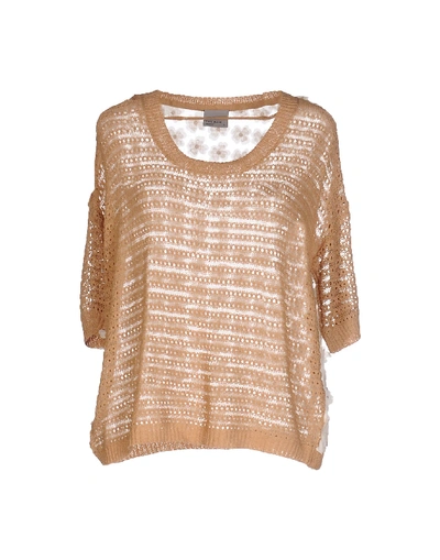 Shop Vero Moda Sweaters In Camel