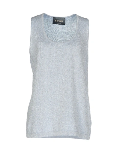 Shop Chiara Bertani Sweaters In Sky Blue