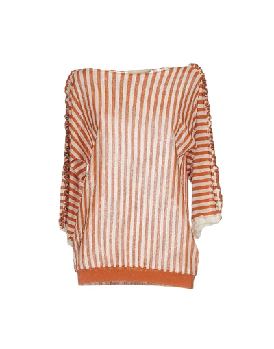 Shop Chiara Bertani Sweater In Brown