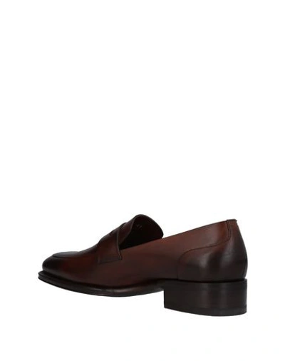 Shop Dsquared2 Loafers In Dark Brown